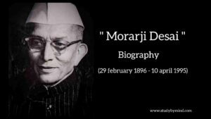 Read more about the article Biography of Morarji Desai (4th Prime Minister of India)