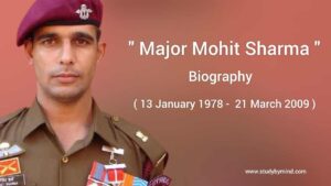 Read more about the article Major Mohit Sharma biography in english