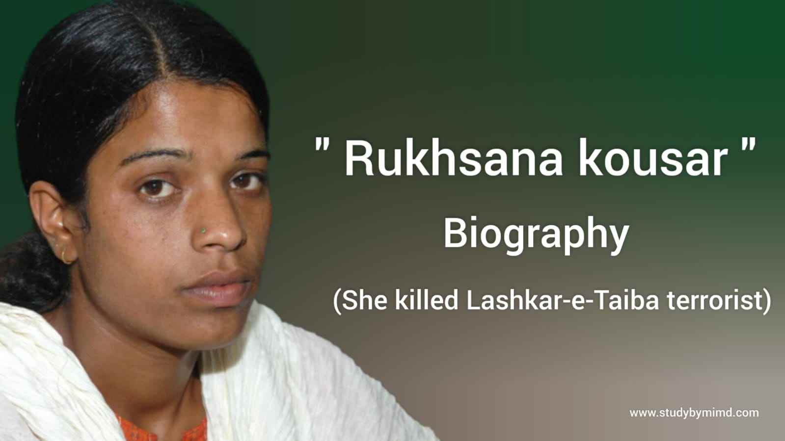 Read more about the article Rukhsana Kausar biography in english (she killed Lashkar-e-Taiba terrorist)