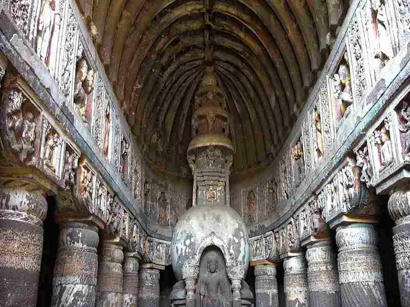 Buddhist period art history in english (painting of cave temples – from 50 AD to 700 AD)
