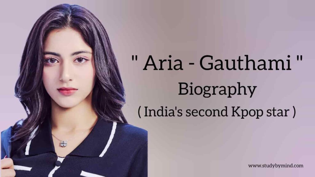 Aria Kpop star biography in english (India's second kpop idol), Age, Family, India kpop star, Songs