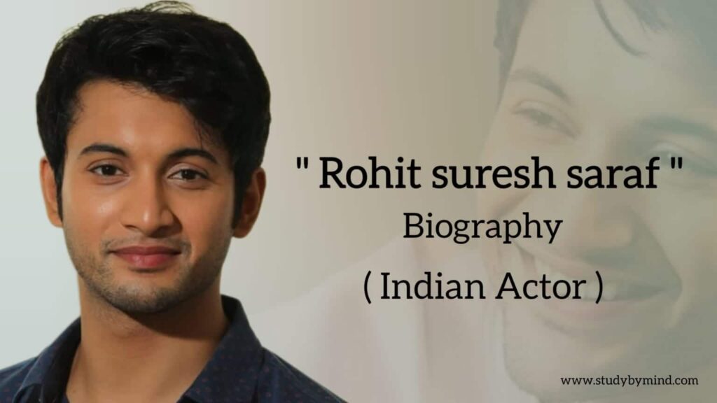 Rohit suresh saraf biography in english (Indian Actor), Age, Girlfriend, Net worth, Movie