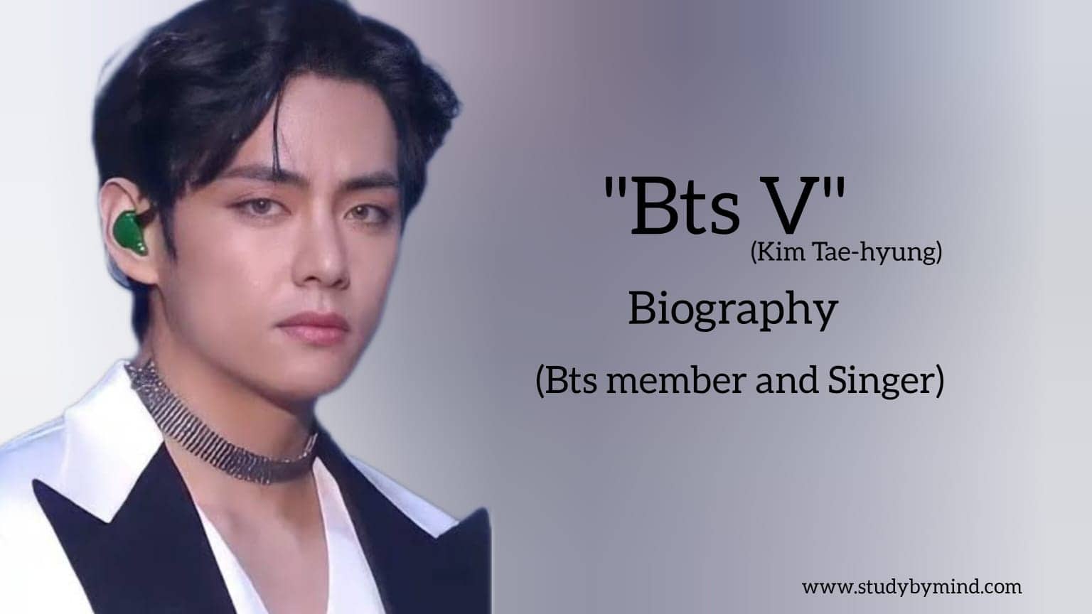 You are currently viewing Kim Taehyung V biography in english (BTS Member and Singer) Age, Family