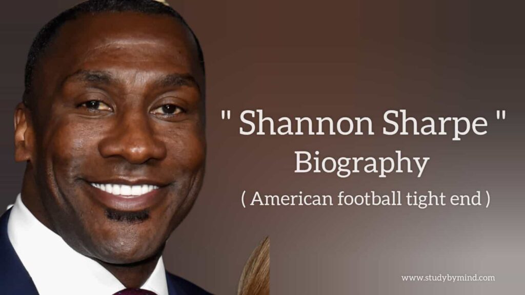 Shannon sharpe biography in english (American football tight end)