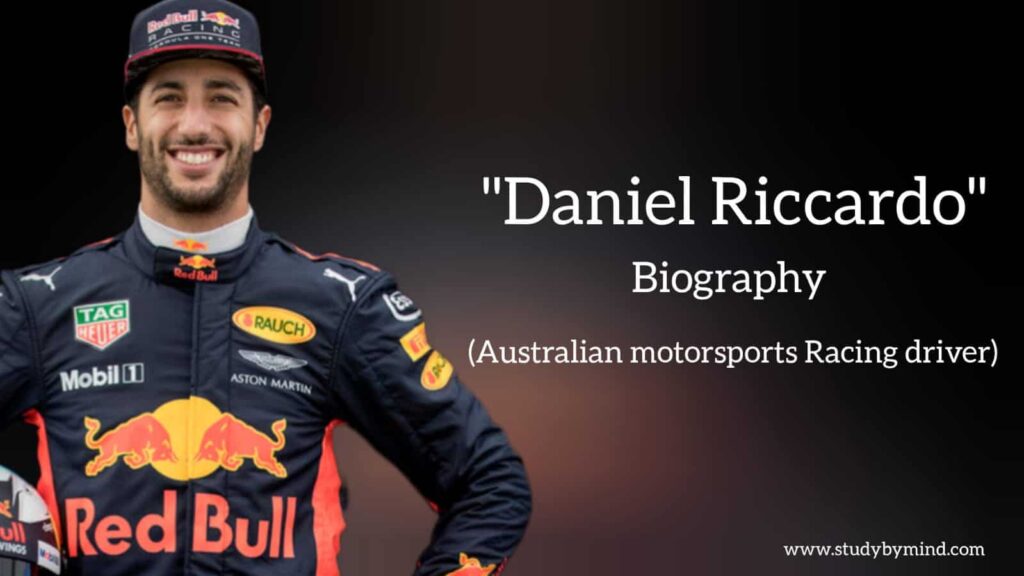 Daniel Ricciardo biography in english (Australian motorsports racing driver)