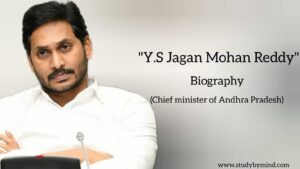 Read more about the article YS Jagan reddy biography in english (Chief Minister of Andhra Pradesh)
