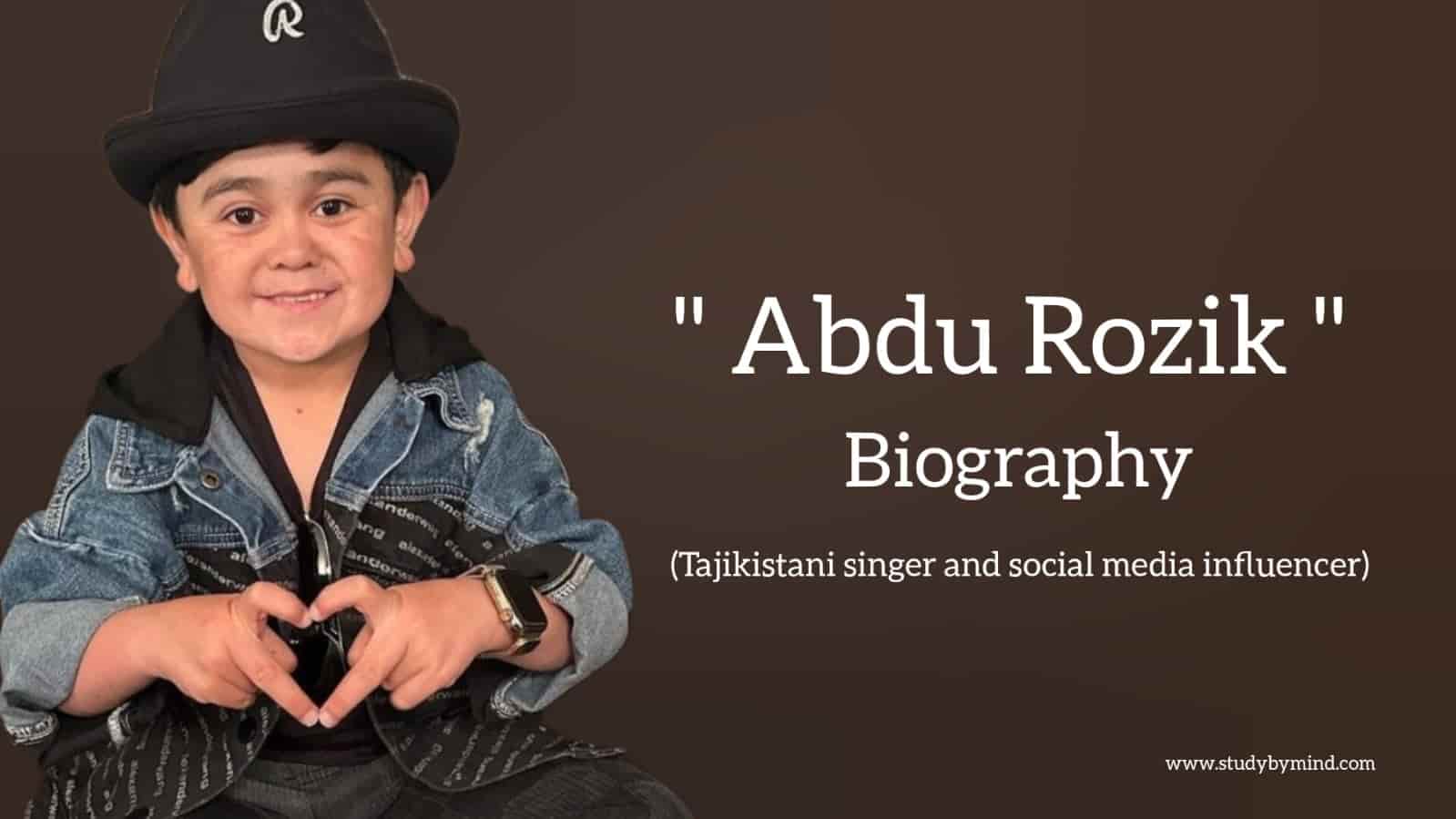 You are currently viewing Abdu rozik biography in english (singer and actor)