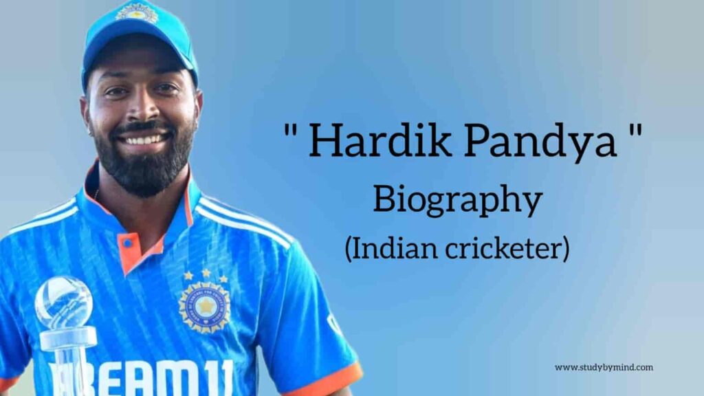 Hardik pandya biography in english (Indian Cricketer)