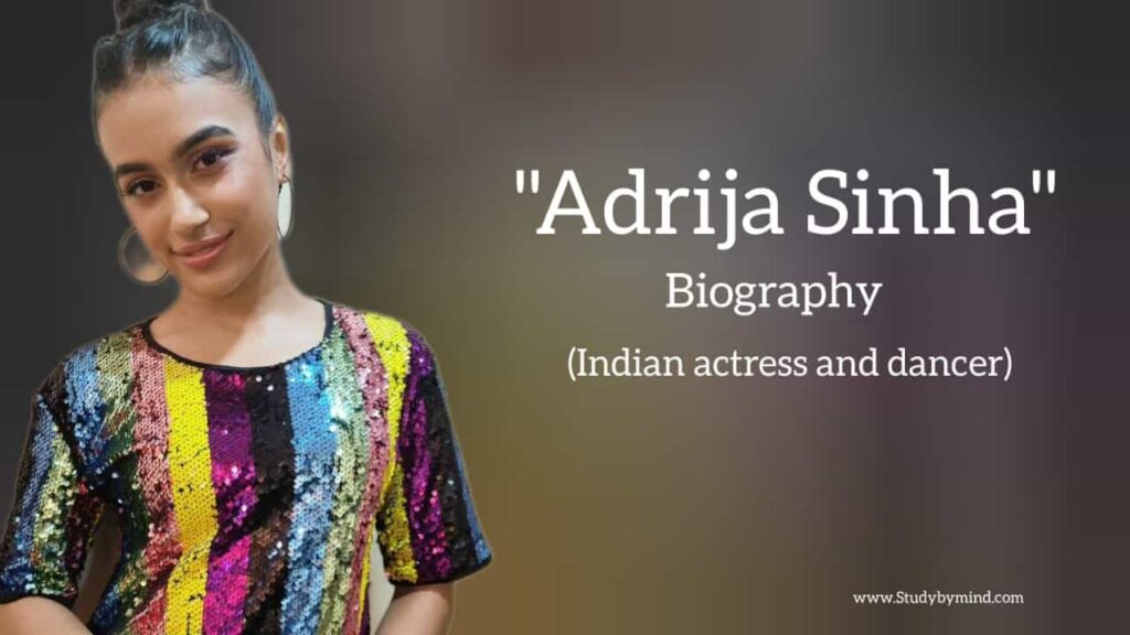 Adrija Sinha biography in english (Indian actress and model)