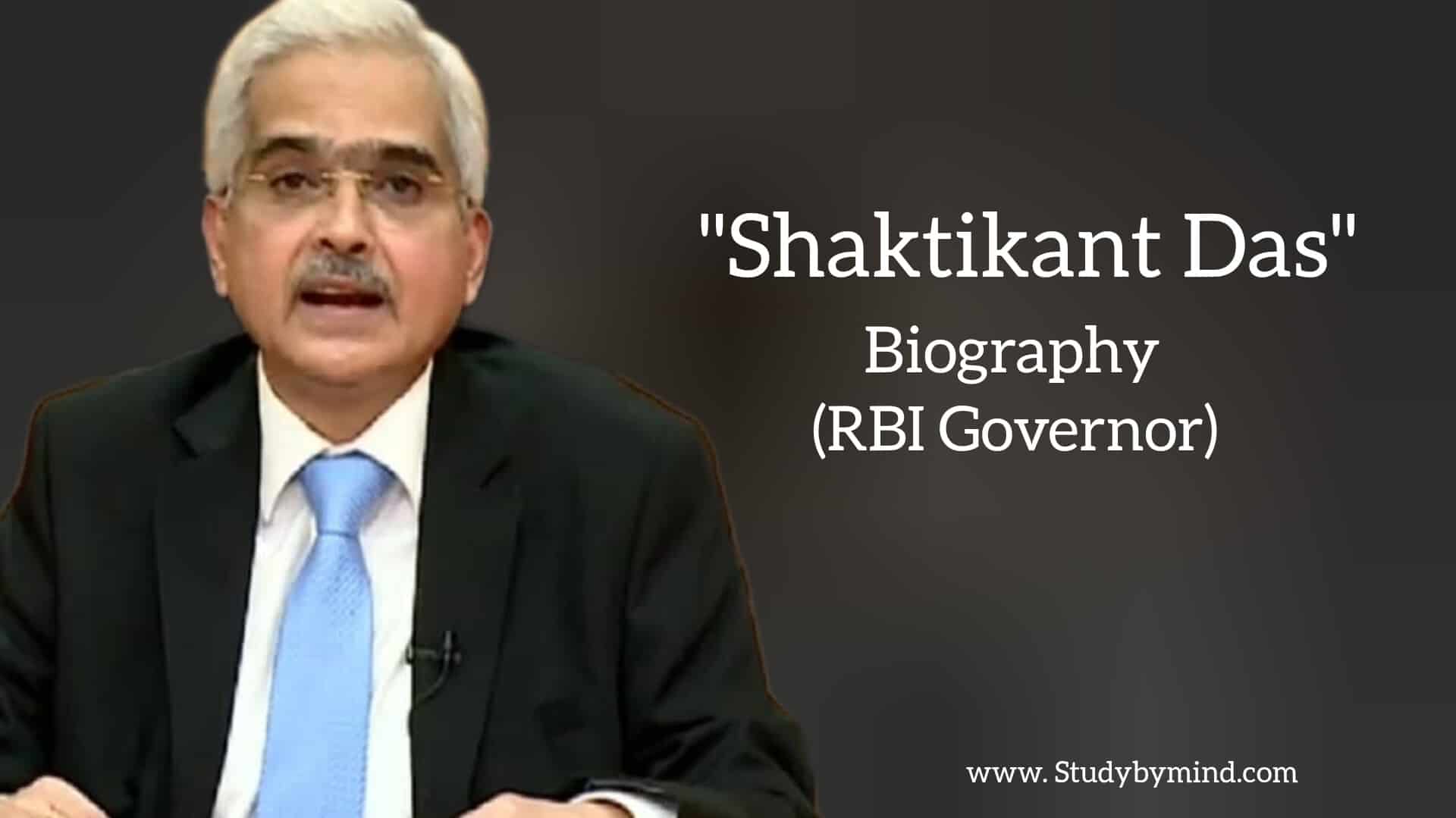 Read more about the article Shaktikanta das biography in english (Governer Reserve bank of india)