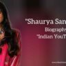 Shaurya Sanadhya biography in english (Indian YouTuber)