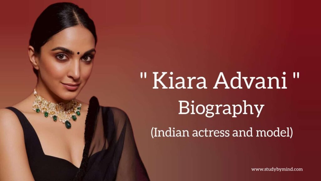 Kiara advani biography in english (Indian actress)