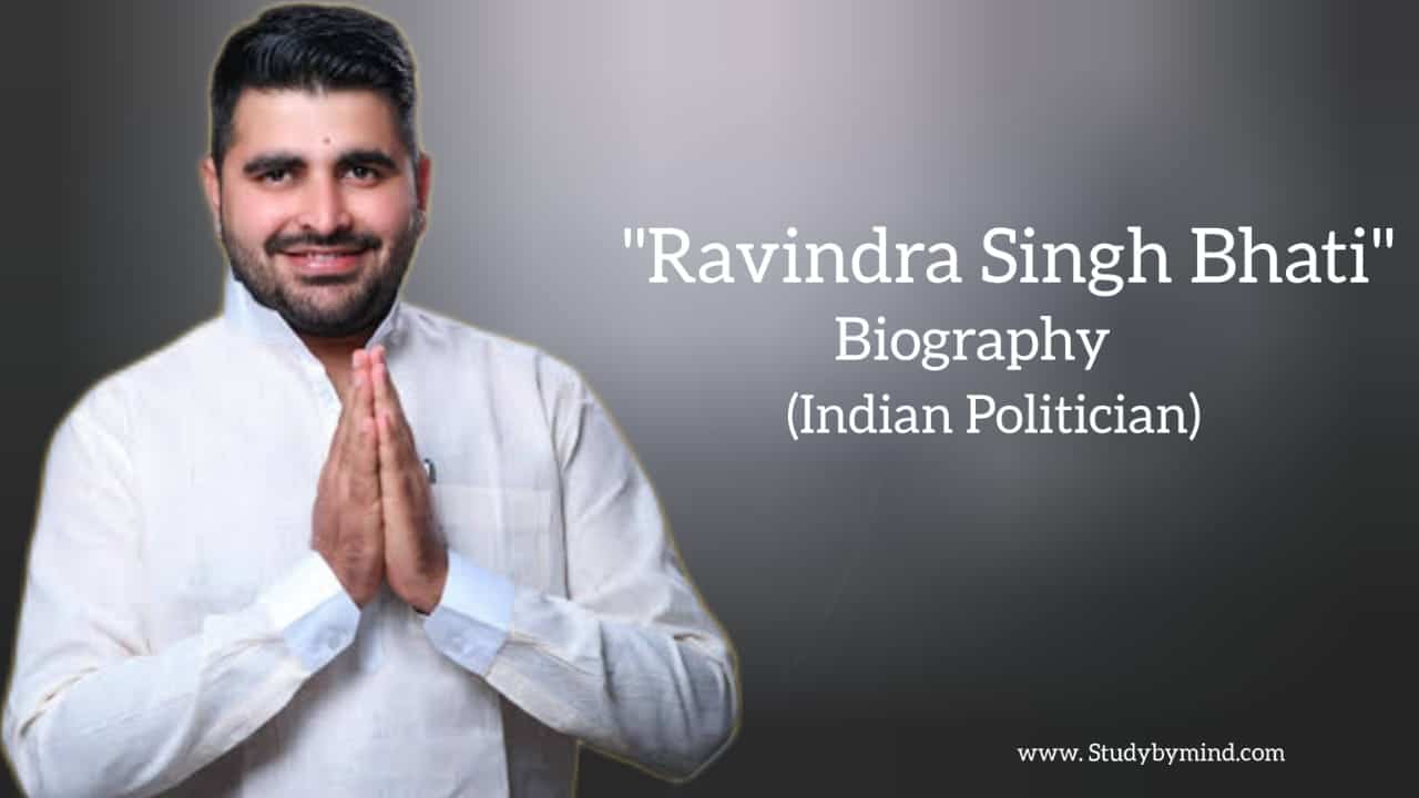 You are currently viewing Ravindra Singh bhati biography in english (Politician)