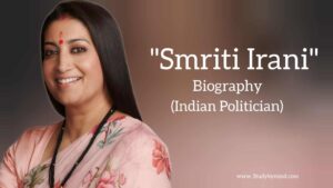 Read more about the article Smriti Irani biography in english (Indian politician and former actress)