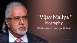 Read more about the article Vijay mallya biography in english (Politician)