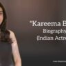 Kareema barry biography in english (Indian actress)