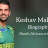 Keshav maharaj biography in english (South African Cricketer)