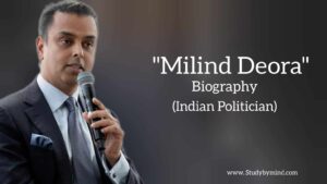 Read more about the article Milind deora biography in english (Indian politician)
