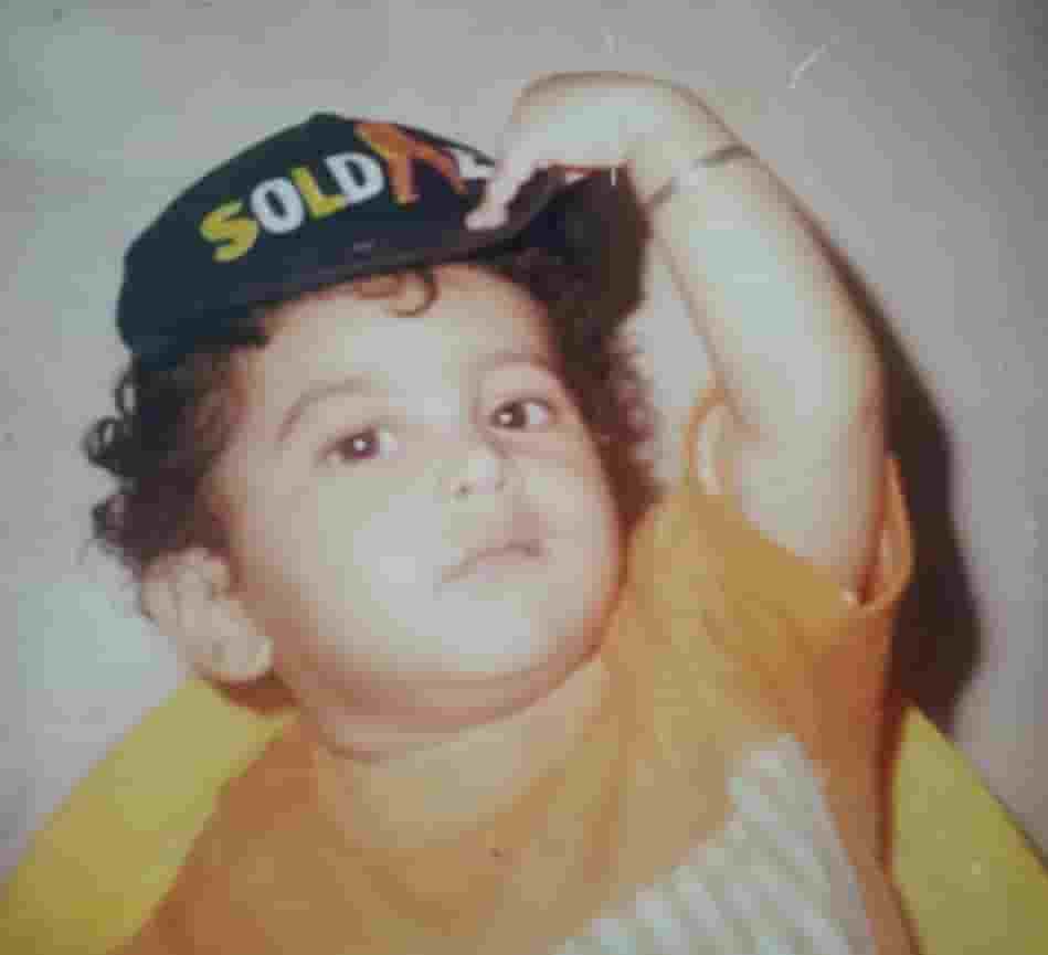 Mihir ahuja childhood photo