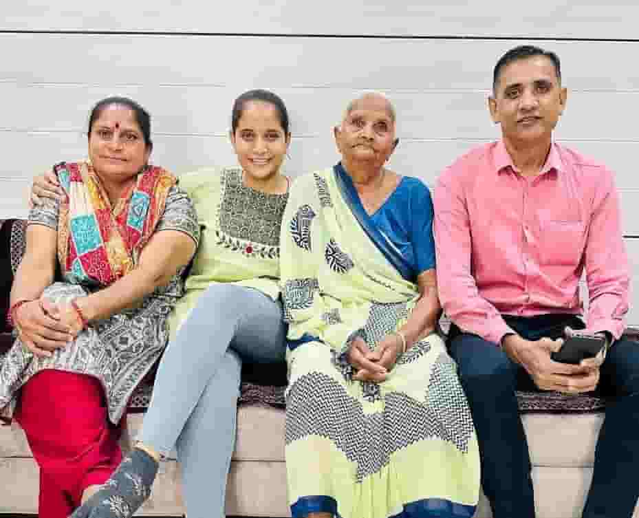 Urvil patel family photo