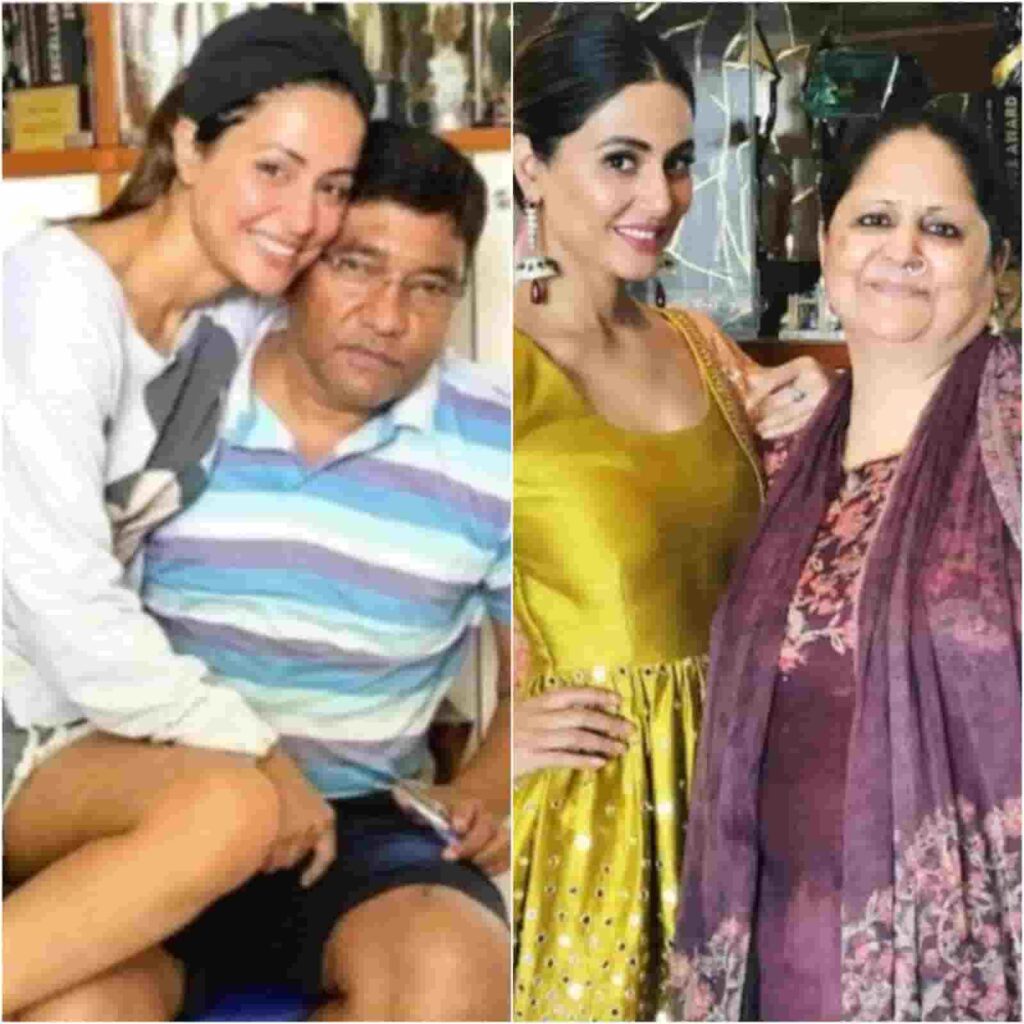Hina khan family photo