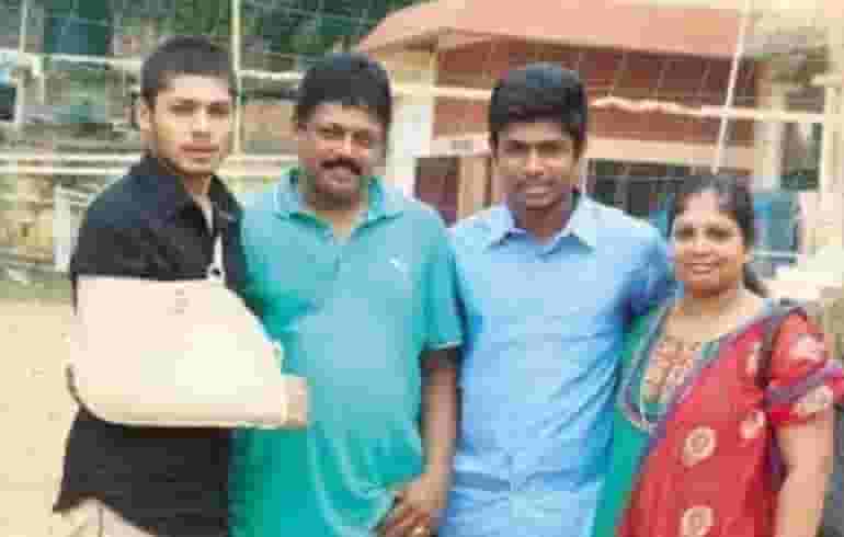 Sanju samson family photo