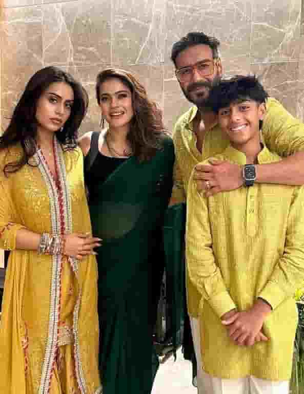 Ajay Devgan family photo