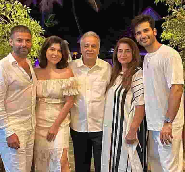Karan Tacker family photo