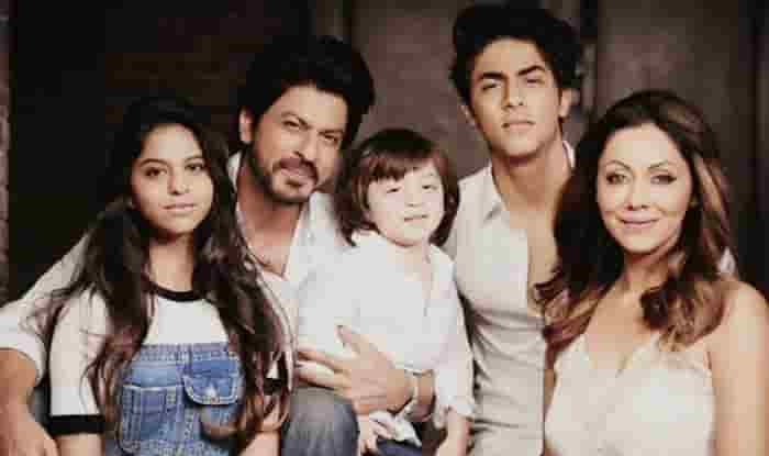 Shah rukh khan family photo
