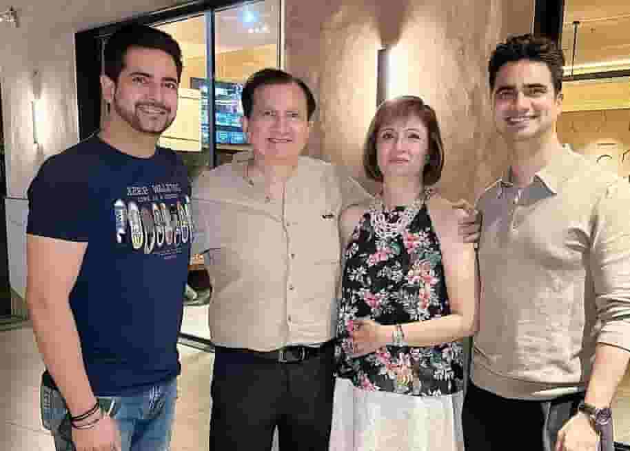 Karan Mehra family photo