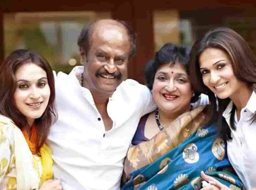 Rajnikant family photo