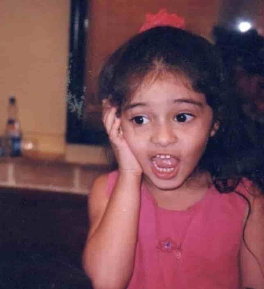 Ananya pandey childhood photo