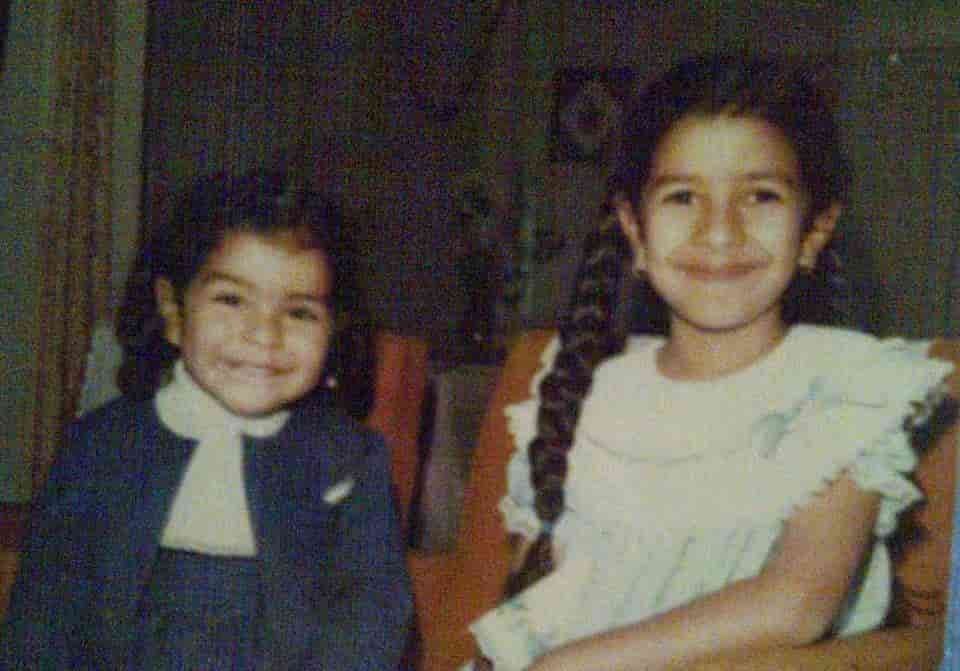Nimrat kaur childhood image
